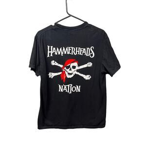 Hammerheads Sports Bar Suwanee GA‎ Pirate Shirt Adult medium Black Graphic